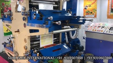 STARFLEXO 4 COLOUR FLEXO PRINTING MACHINES