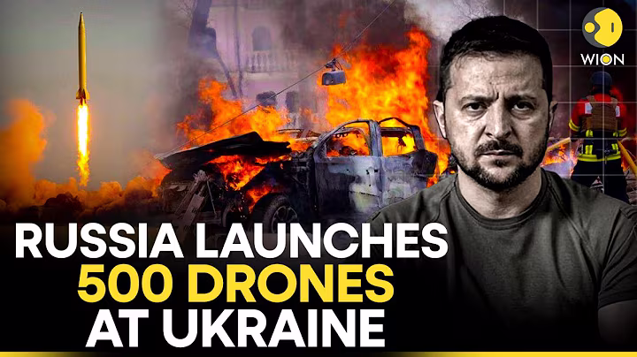 Russia-Ukraine War | Russia Launches 500-Drone Assault on Ukraine | Lviv Near Poland Hit: Zelensky