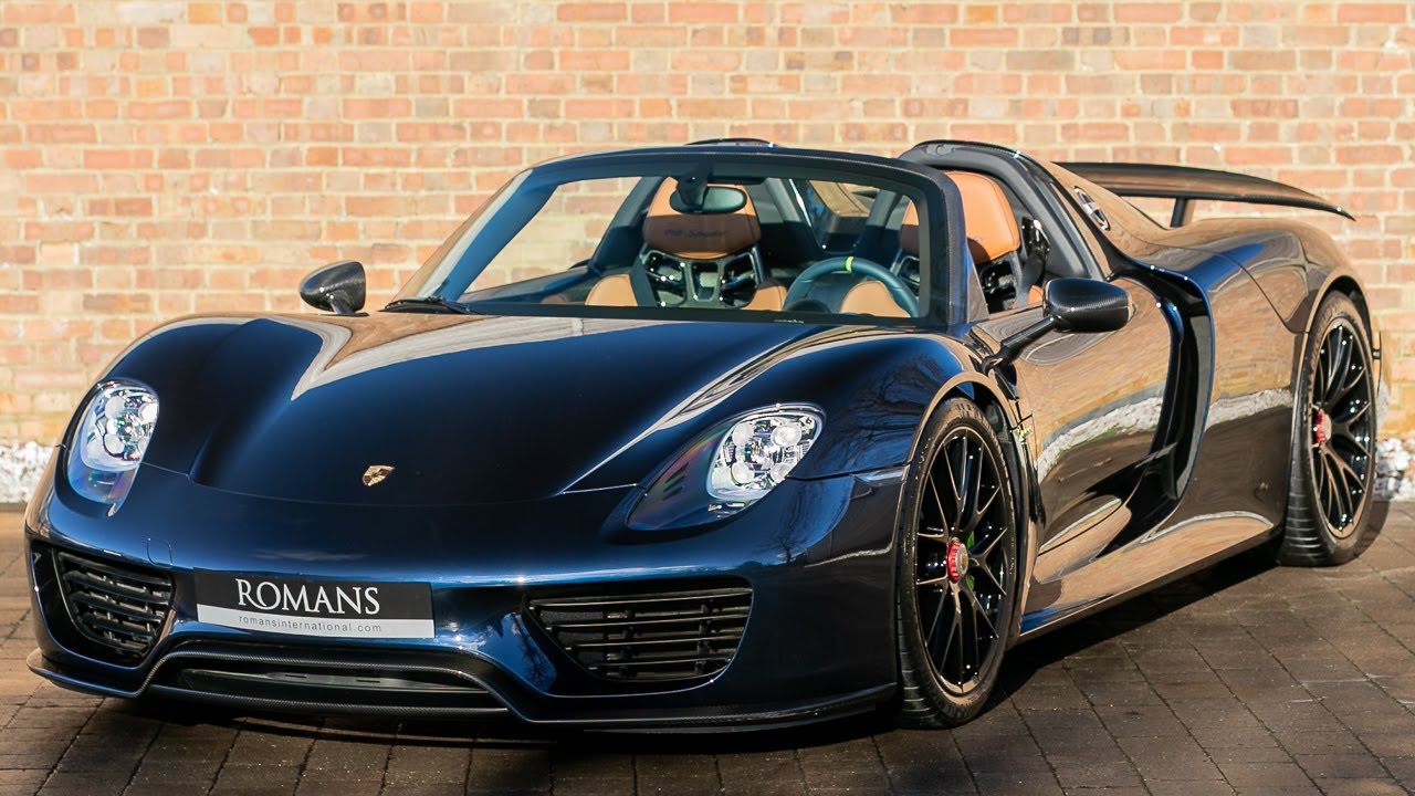 2015 Porsche 918 Spyder Weissach Midnight Blue Pts Walkaround Interior Exhaust Sound