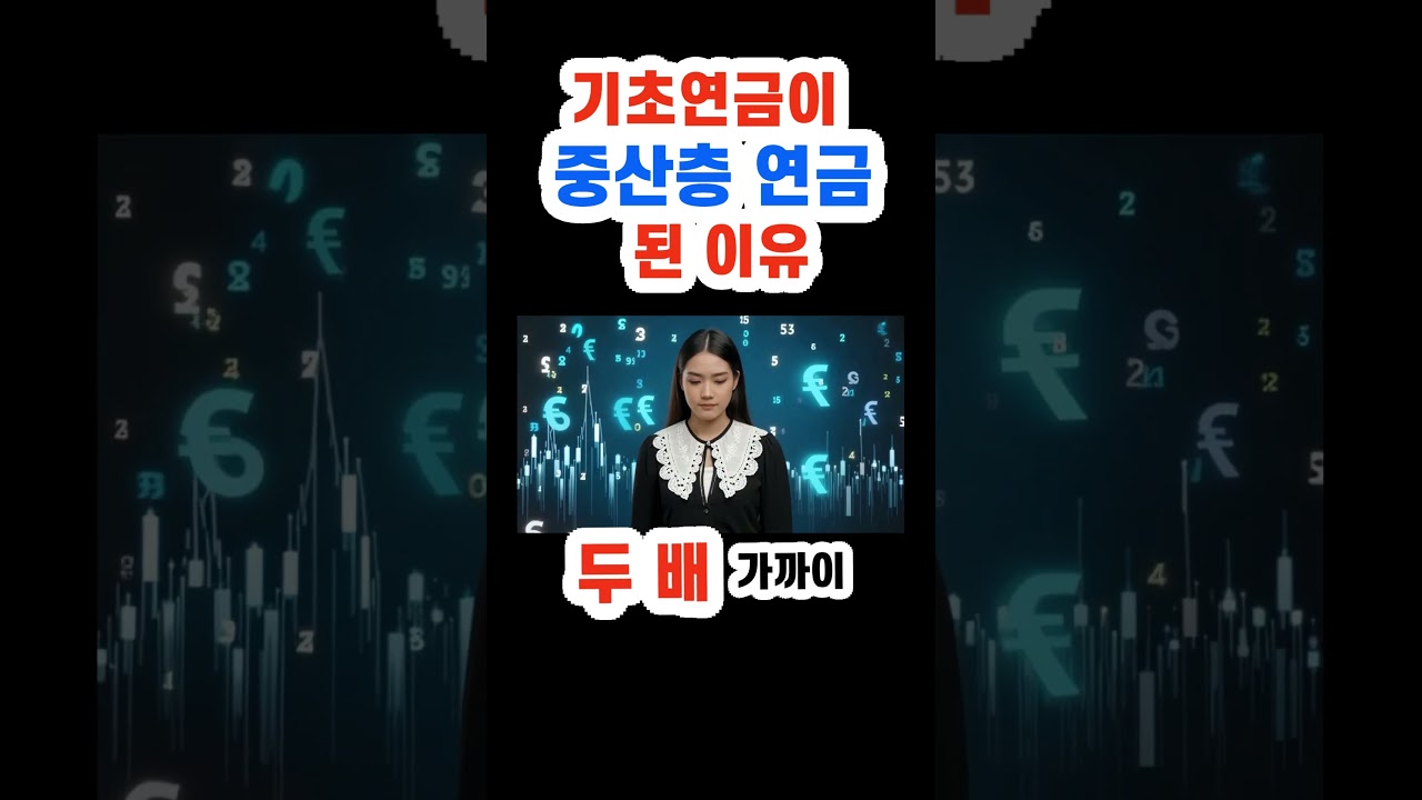 기초연금이 중산층 연금이 된 이유 #기초연금 #중위소득 #최저임금 #기초연금수급자격 #기초연금40만원 #국민연금 #연금 #Shorts