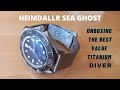 UNBOXING - Titanium Heimdallr Sea Ghost on Shark Mesh Bracelet (with amazing domed sapphire crystal)