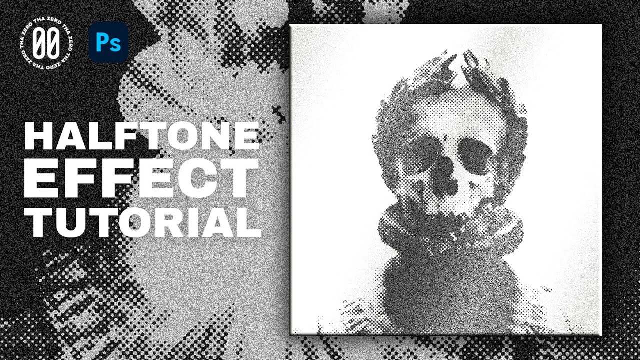 HOW TO CREATE HALFTONE EFFECT | PHOTOSHOP 2022