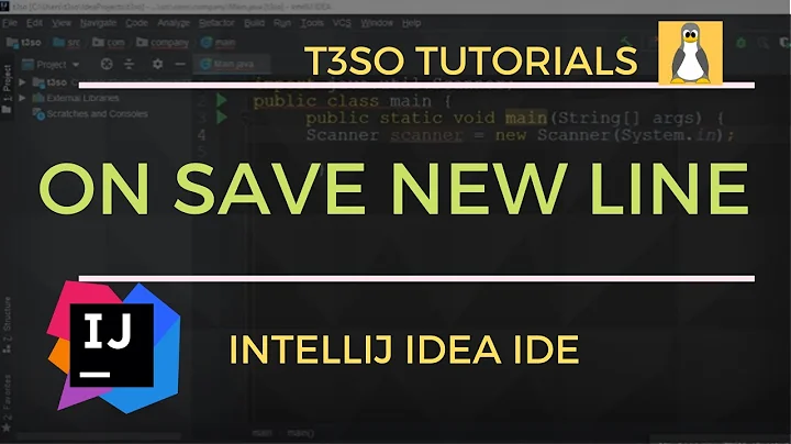 How to Enable On save new line added to end of file in IntelliJ IDEA