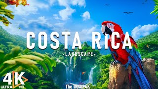 Costa Rica 4K - Relaxing Music With Beautiful Natural Landscape - Amazing Nature