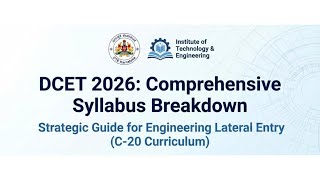 DCET Syllabus Breakdown