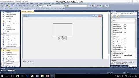 Browse รูปภาพในโฟลเดอร์ Visual Studio ภาษา VB