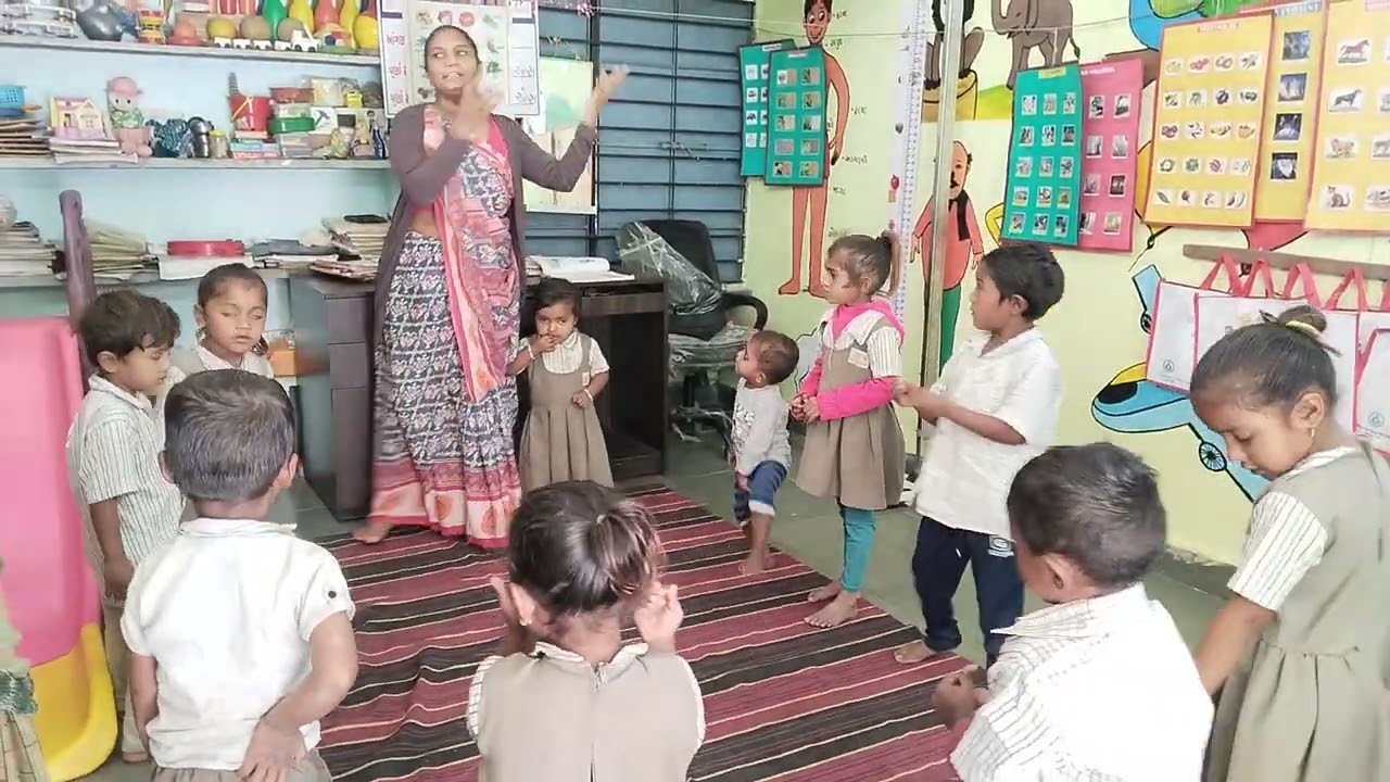 ચાંદા મામા આવજો. આંગણવાડીની થીમ મુજબ પ્રવૃત્તિ. 