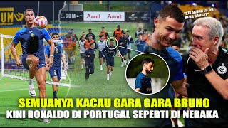 BEDANYA Drastis Banget Ronaldo Lebih Bahagia di Training Al Nassr daripada Portugal KARENA Bruno