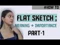 Fashion Design: How to draw FLAT SKETCH; Meaning & lmportance - Part 1|| For Begginers & Experienced