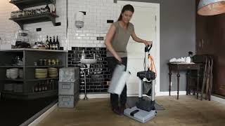 Nilfisk SC100 240V Compact Upright Scrubber Dryer for Narrow Areas