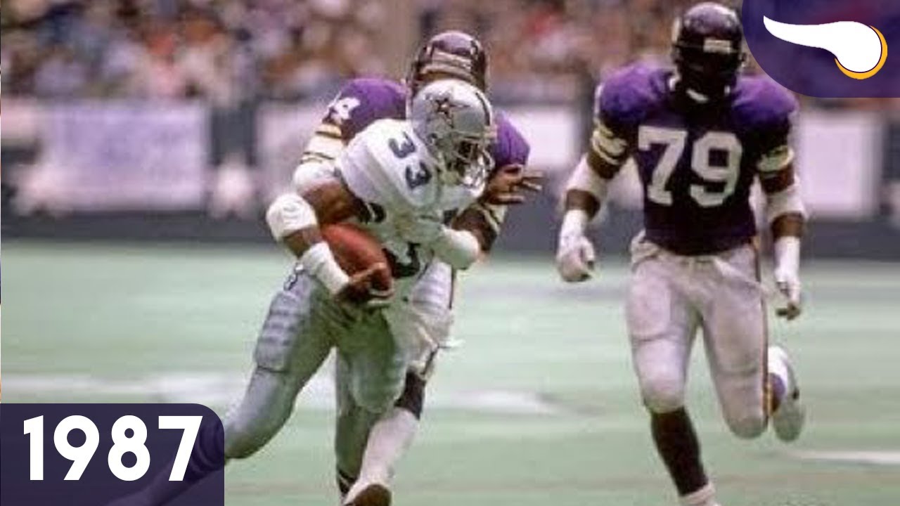 Thanksgiving Score-fest in Texas - Vikings vs. Cowboys (Week 12, 1987) Classic Highlights