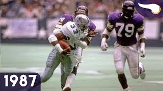 Thanksgiving Score-fest in Texas - Vikings vs. Cowboys (Week 12, 1987) Classic Highlights