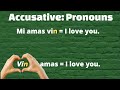 Esperanto: Accusative (Pronouns)