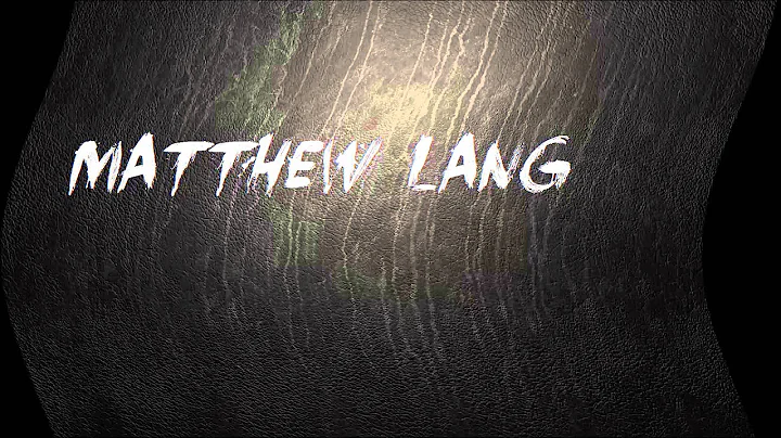 MATTHEW/LANG - I Need Your Love
