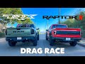 2023 Ford Raptor R vs Ram TRX DRAG RACE