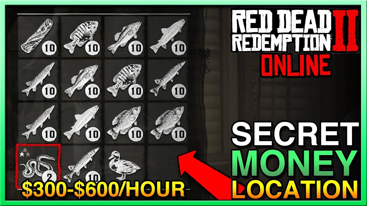 Red Dead Redemption 2 Online MONEY SECRET LOCATION on RDR2 Online! EASY