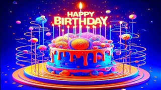 Happy Birthday Song Animation with Cake and Magical Celebration in 4K Best Countdown Happy Birthday
