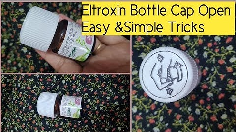 How to Open Thyroxine Sodium Tablet Bottle Cap|| In Easy Method #swathinayatrends