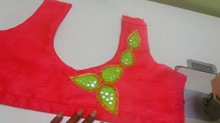 Beautiful blouse neck designs cutting and stitching / Fancy saree Blouse designs