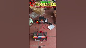 Tời điện ắc quy GIÁ RẺ, tời điện 12V, 24V. Tời điện cứu hộ, tời kéo xe siêu khỏe #xuhuongyoutube