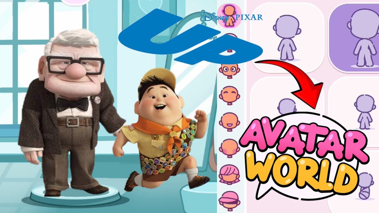 NEW HOW TO MAKE DISNEY PIXAR UP CHARACTERS IN PAZU AVATAR WORLD # ...