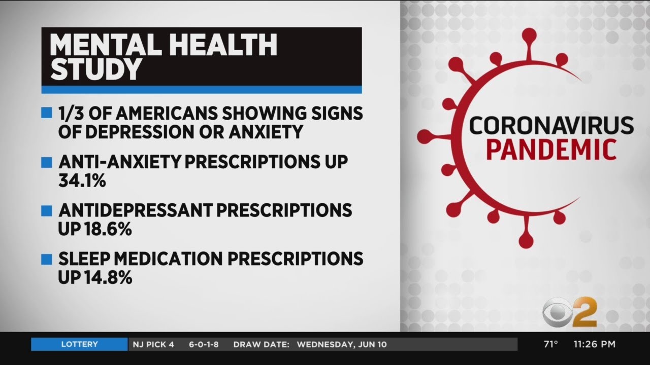 Study Shows Coronavirus Pandemic Is Taking Toll On Mental Health - YouTube