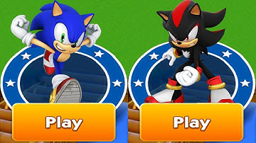 Sonic VS Shadow ||| Sonic Dash Android Gameplay