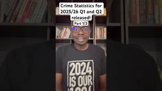 28 November 2025 | Part 1/3 - Crime Statistics for 2025/25 Quarters 1-2 released!