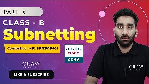 20. Class-B Subnetting | Complete Subnetting Videos in Hindi | By Deepak Yadav | Part - 6