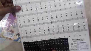 PalaP Piano Keyboard Removable Stickers Black & White Unboxing