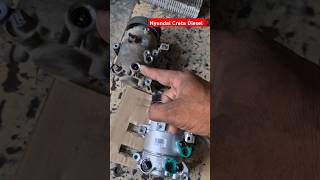 How to Change Ac Compressor Hyundai Creta Diesel ? New Ac Compressor Fitting Creta || #shorts #tips