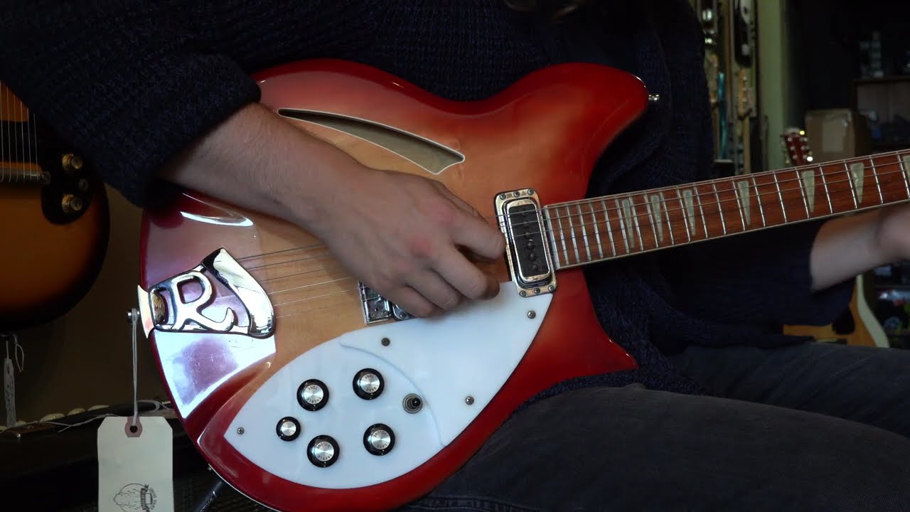 2000 Rickenbacker 360 Fireglo Finish Semi-Hollow Electric Guitar