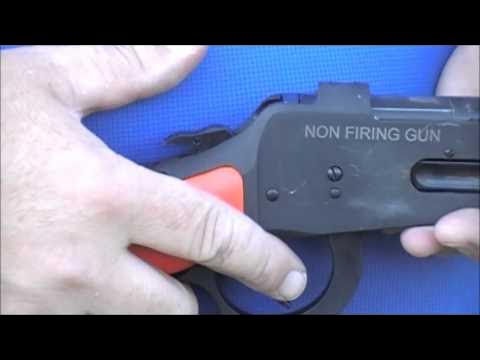 Loading Unloading a Lever Action rifle - YouTube