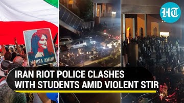 Iran Hijab Row: Riot police chase University students with pellet guns; Shots heard in viral videos