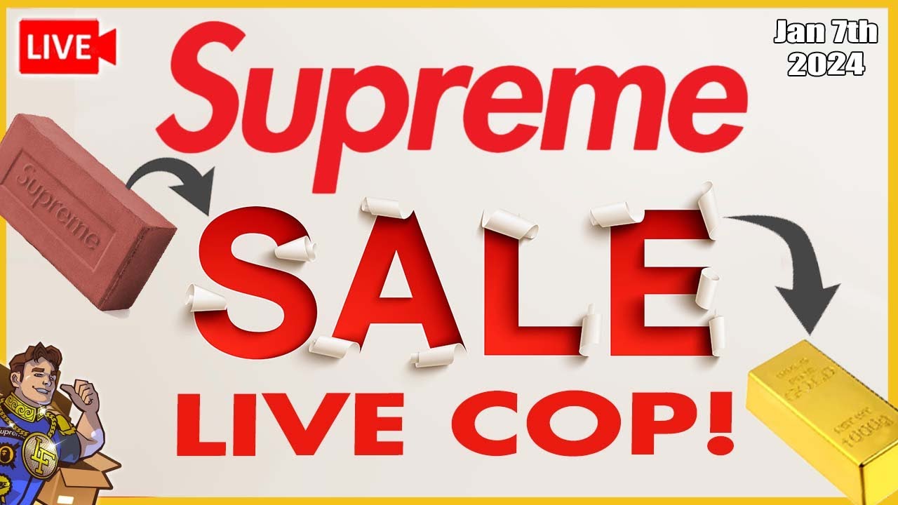 SUPREME SALE LIVECOP! YouTube