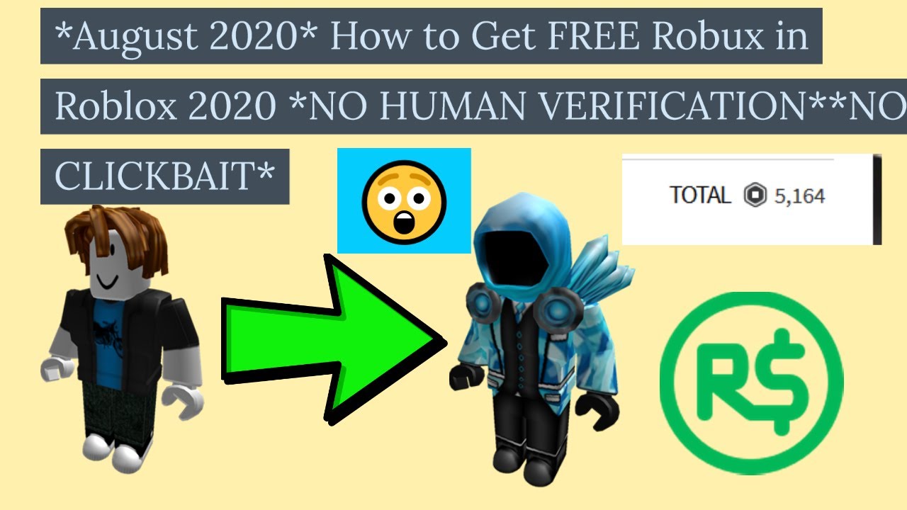 August 2020 How To Get Free Robux In Roblox 2020 No Human Verification Working Youtube - how to get free robux no hack not clickbait youtube