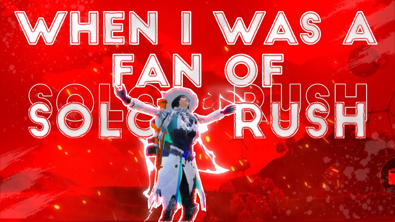 🥵 WHEN I WAS A FAN | OF SOLO RUSH ❣️ ||PUBG MONTAGE