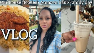 VLOG | OUR HOUSE FLOODED! | STORY TIME | AMAZON HAUL