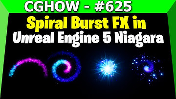 Spiral Burst FX in UE5 Niagara Tutorial | Download Files