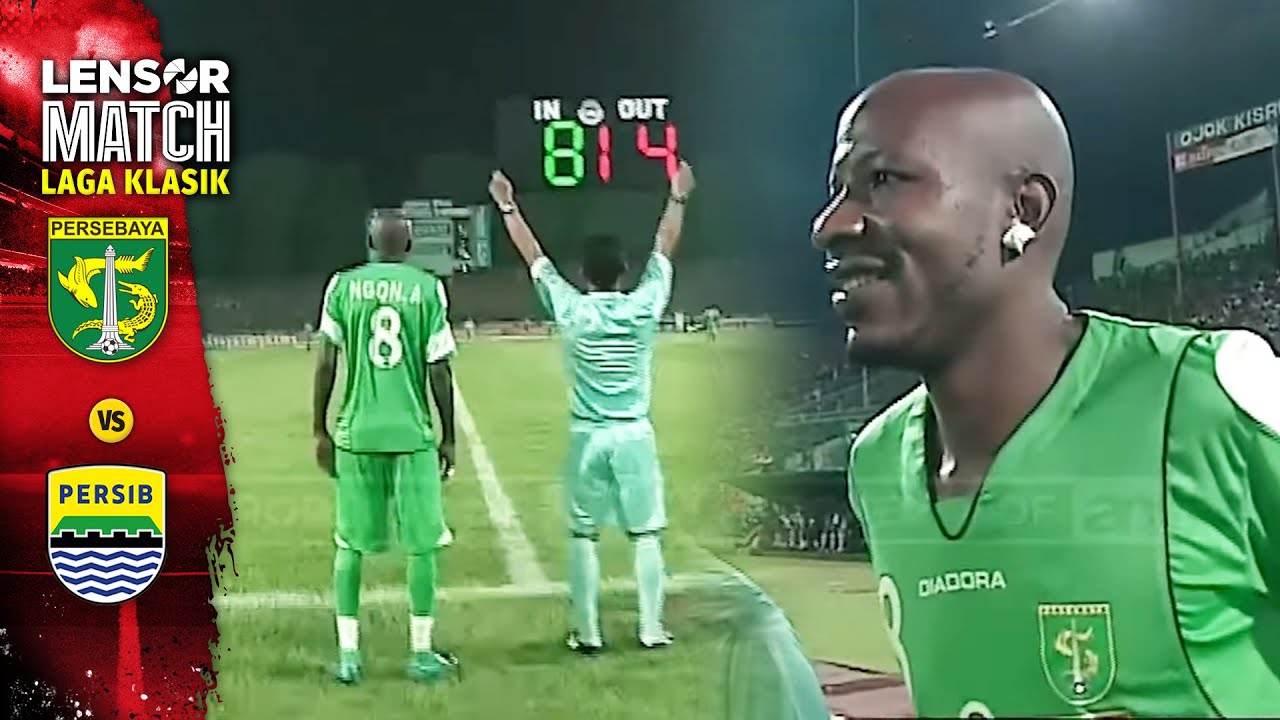 MASUKNYA STRIKER GEMILANG 'NGON A DJAM' | PERSEBAYA VS PERSIB BABAK 2 LAGA KLASIK 2009/2010