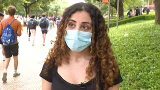 Pro-Palestine UT student explains what organization's demands were on Wednesday