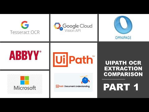 (Part-1) Which OCR is best? UiPath OCR | Google Vision | Microsoft | Tesseract | Abbyy | OmniPage