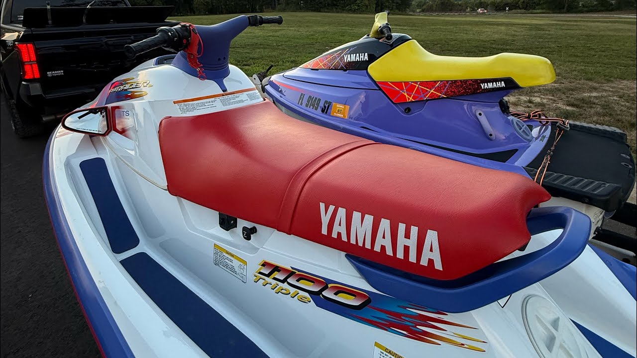 Riding My Childhood Dream Jet Skis ’96 WaveRaider 1100 & ’94 WaveBlaster 1