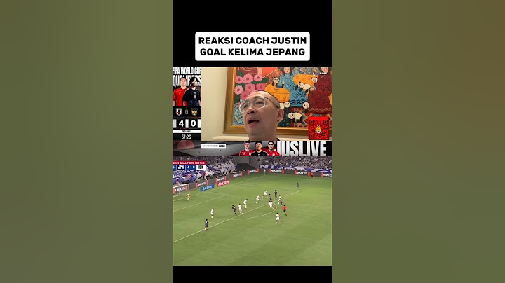 Reaksi Coach Justin goal ke lima Jepang #fyp #timnas #shorts