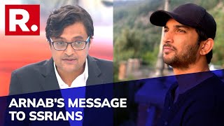 Arnab Goswami's Message To SSR-ians As Param Bir Singh's Deceit Is Exposed | Sushant Singh Rajput