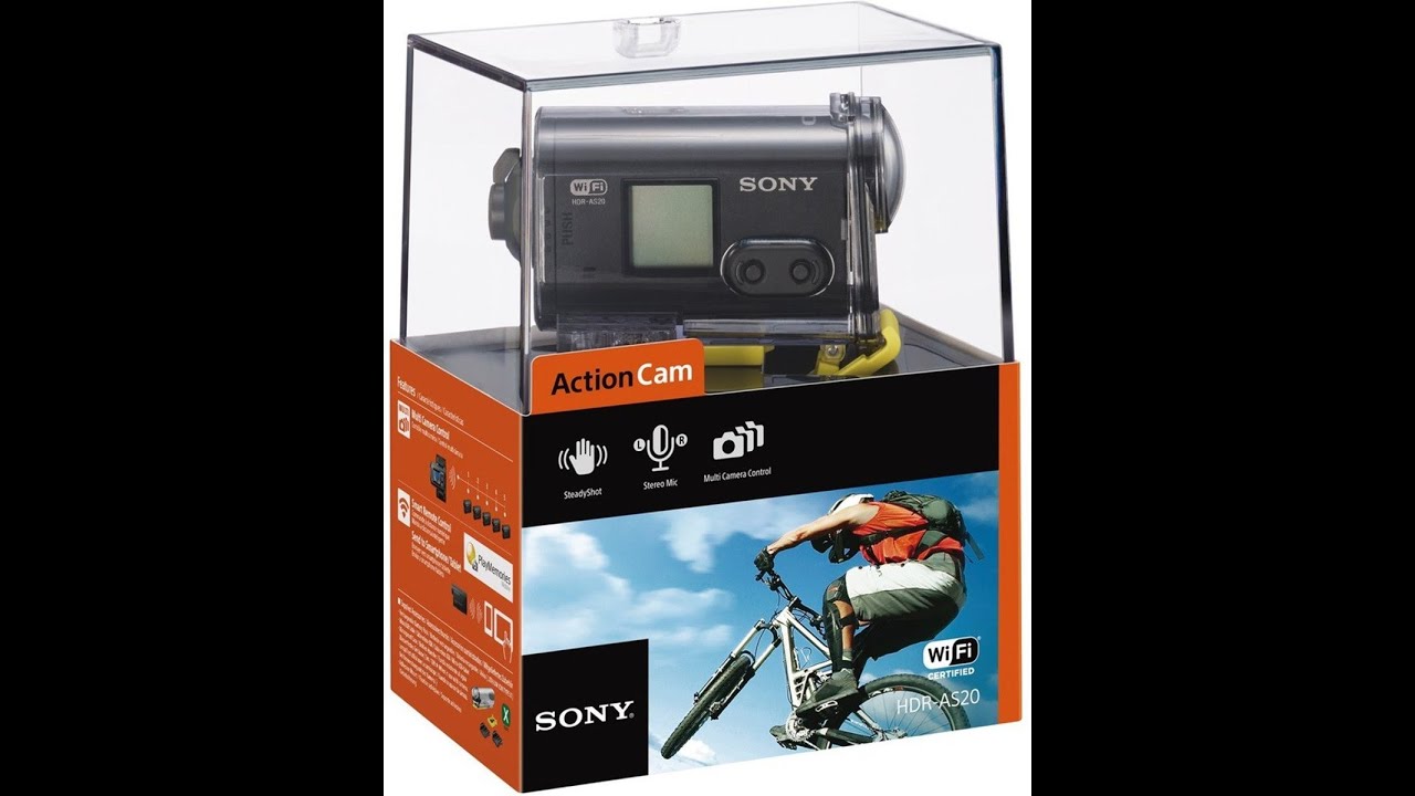 UNBOXING: Sony Action Cam HDR-AS20 (português-BR) - YouTube