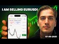 AM I STILL SELLING EURUSD TODAY!? - Forex Market Outlook Ep. 48