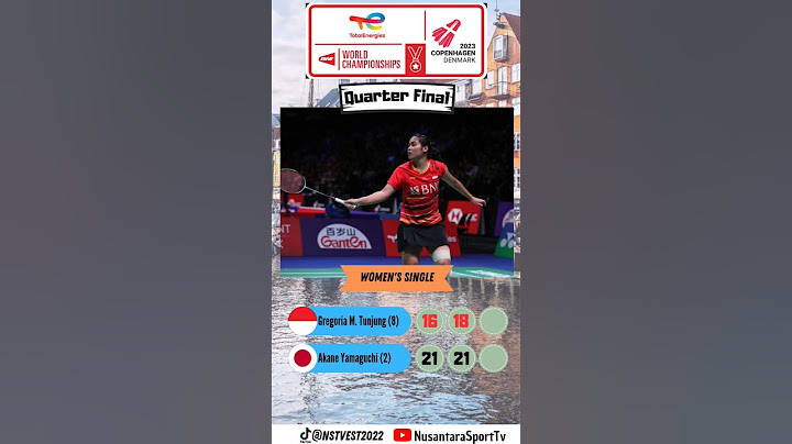 Gregoria dihadang unggulan ke-2 asal Jepang di babak Quarter Final BWF World Championship 2023