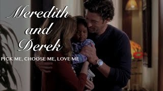 meredith and derek || pick me, choose me, love me