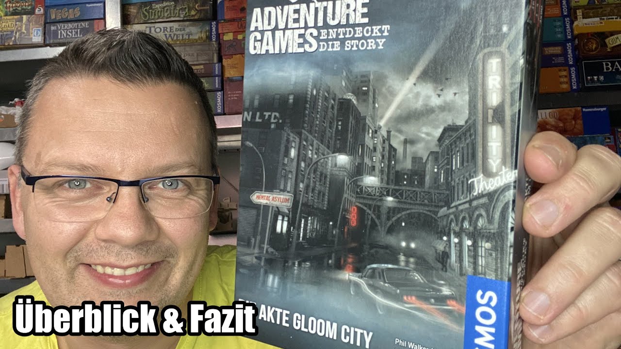Adventure Games: Die Gloom-Stadt-Datei – Kooperatives Storytelling-Spiel Für 1–4 Spieler Ab 16 Jahren